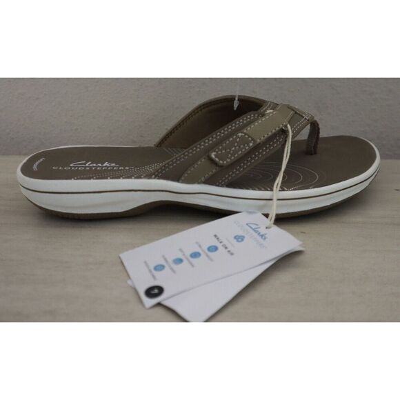 Clarks 26126459 Women's Sz 7M Taupe Breeze Sea Cloudstepper Sandals - Picture 6 of 6